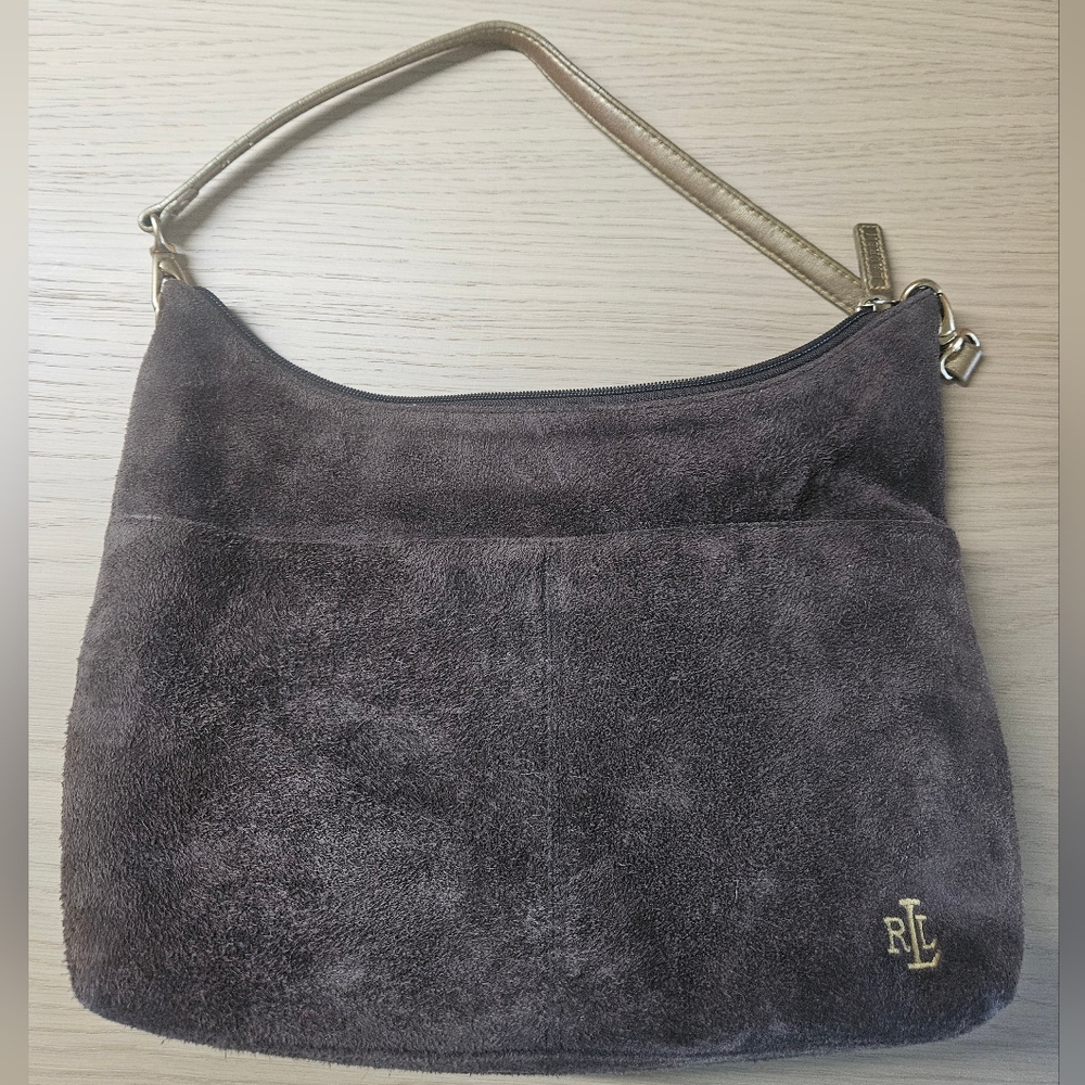 Ralph Lauren suede purse